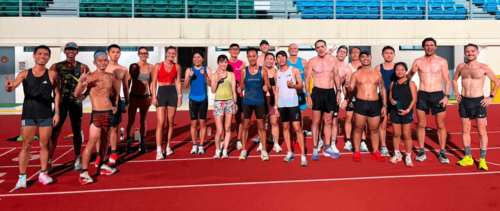 Training at Bishan Stadium